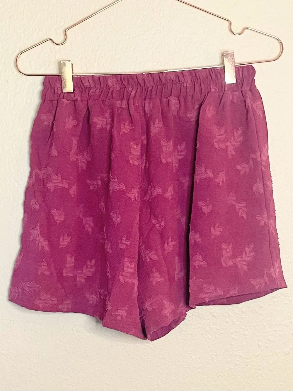 Easel Magenta Pink Matching Top & Shorts Set NWT Small Vacation Resort Boho Set